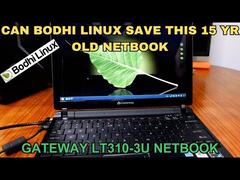 Can Bodhi Linux save this 15 yr old Gateway LT310-3u Netbook linux retro