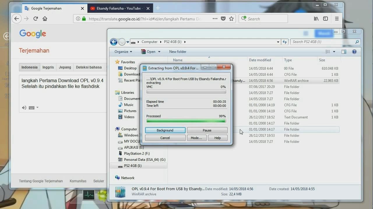Cara instal opl ps2 di flashdisk Cara instal opl ps2 di flashdisk