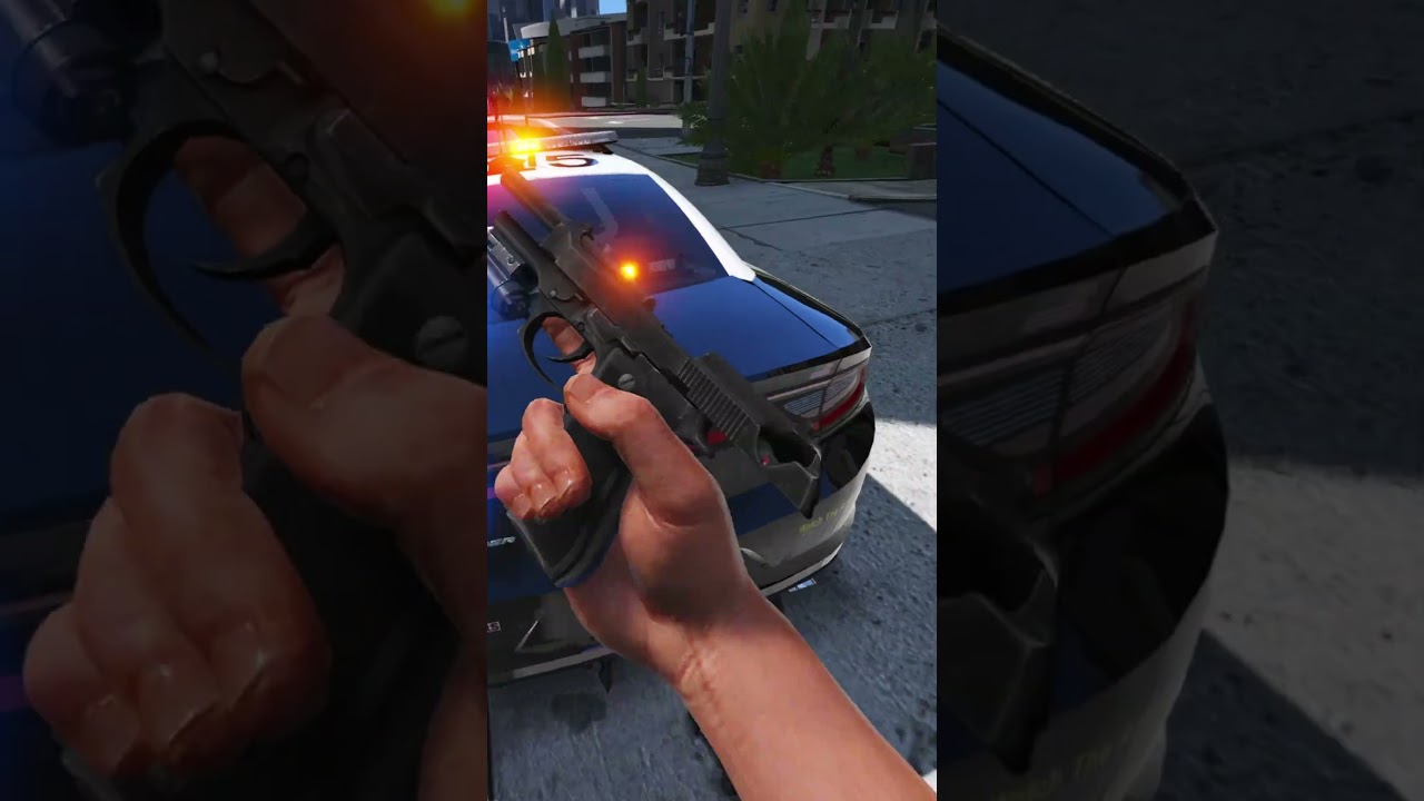LA Traffic Stop Turns Into Shootout - LSPDFR GTAV | 