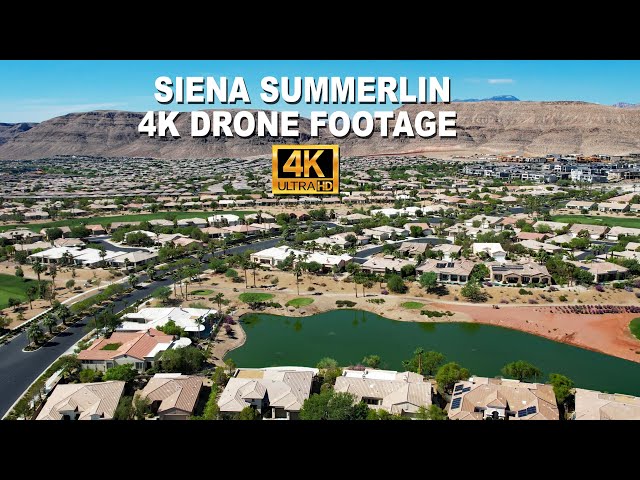 Siena Summerlin 4K Drone Footage