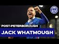 Jack Whatmough post-match | Pompey 2-0 Peterborough