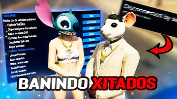 FAKE ADM BANINDO JOGADORES COM MOD MENU NO GTA RP