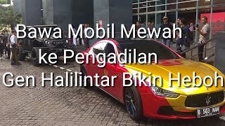 Gen Halilintar Bikin Heboh, Bawa Mobil Mewah ke Pengadilan