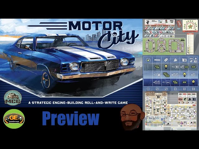 Motor City Preview - Roll, Write and Build an Engine