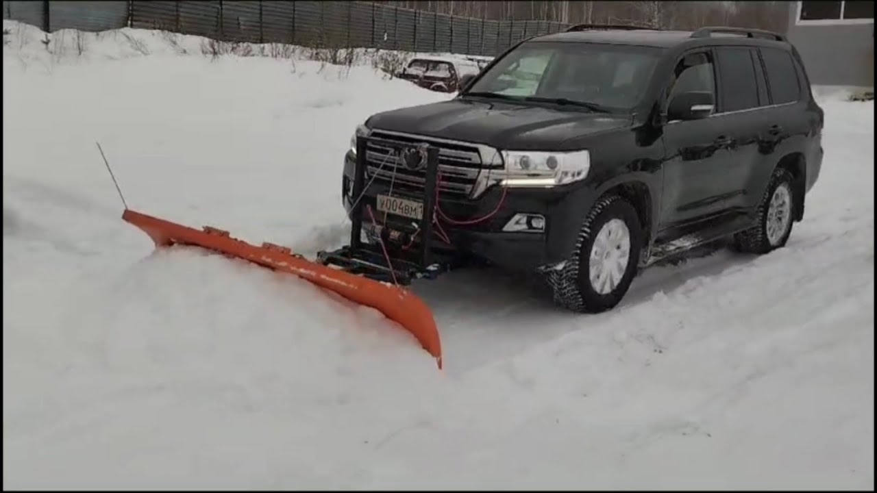 Обзор снегового отвала на Toyota Landcruiser 200. Стоит ли ставить ...