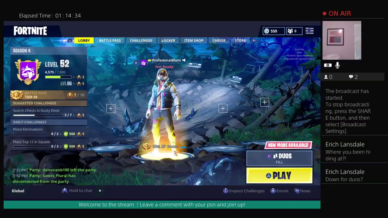 ProfesionalBlunt's Live PS4 Broadcast