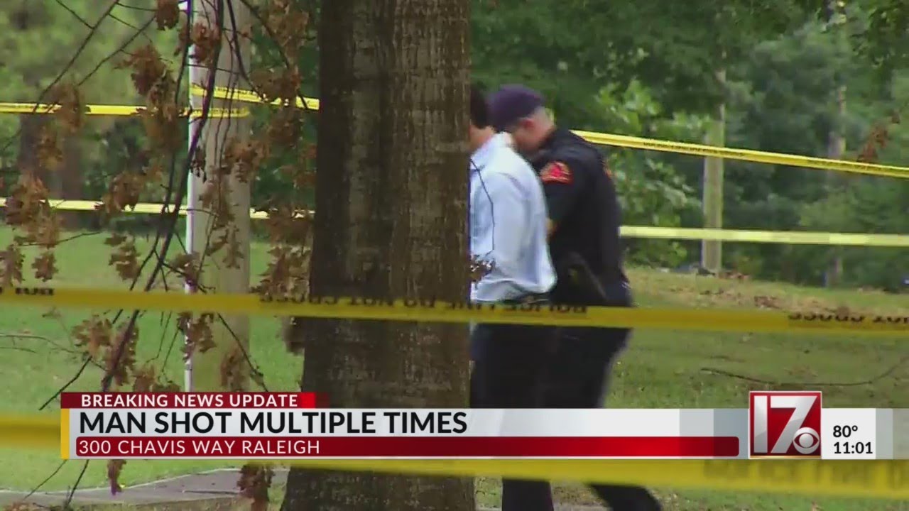 Man shot multiple times near downtown Raleigh; police searching for ...