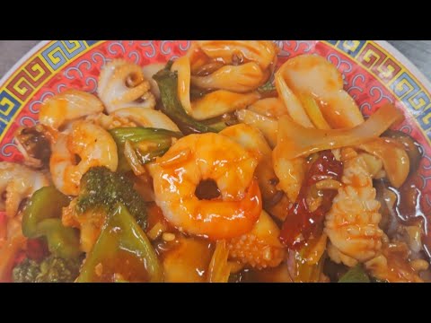 중국집 팔보채 만들기 화성시 마도면 옛날맛짜장