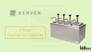 Server Pump Style Condiment Dispenser (82830)
