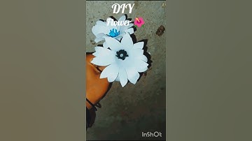 Wow! Easy Paper Daisy 🌼 DIY Easy paper craft ideas #shorts​ ​ #diy​ #papercraft​ #craft​