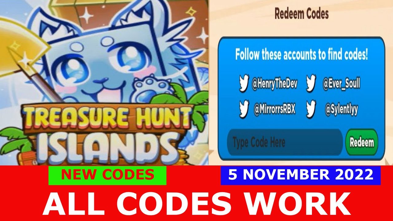 all-codes-work-treasure-hunt-islands-roblox-5-nov-2022-youtube