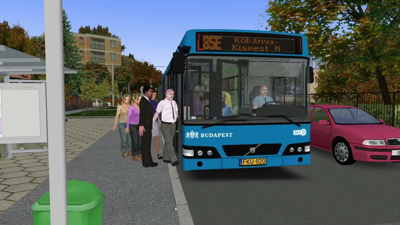 OMSI 2 Délpest 5.1 85E busz Volvo 7700A FKU-920 Örs vezér tere M+H - Kőbánya-Kispest M