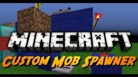 Minecraft - How To Get Custom Mob Spawners! (NO COMMAND BLOCKS) + New Outro