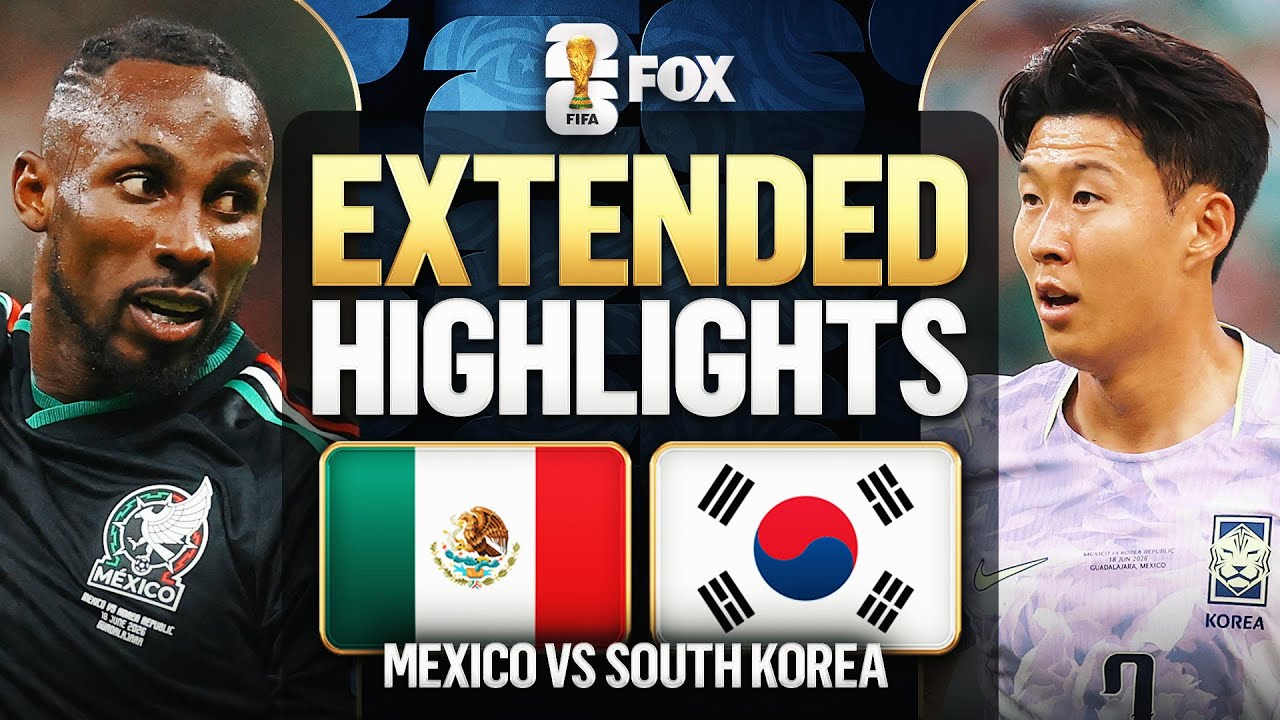 ⁣Mexico vs South Korea Extended Highlights 🌎🏆 2026 FIFA World Cup™
