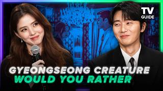 Gyeongseong Creature Cast Plays Who Would You Rather | Park Seo-jun, Han So-hee by TV Guide 39,741 views 3 months ago 2 minutes, 42 seconds