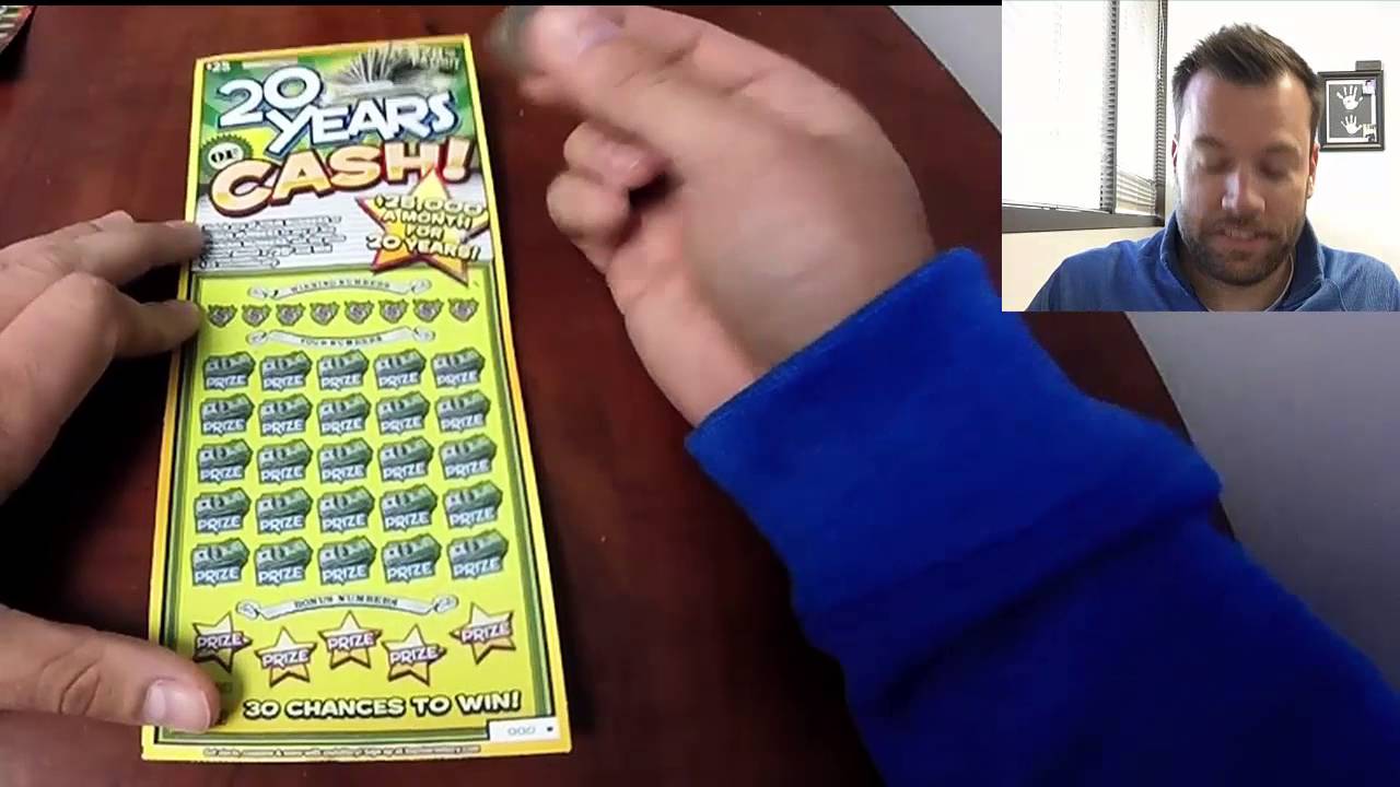 Hoosier Lottery 20 years of Cash ! With a BONUS Scratch YouTube