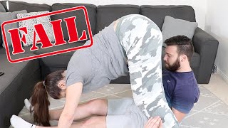 OUT OF SHAPE COUPLE TRIES THE YOGA CHALLENGE