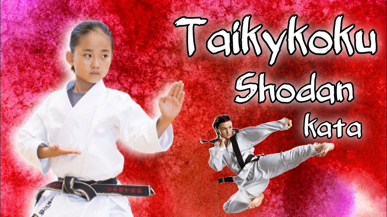 1st kata in shotokan karate Taikykoku shodan kata - YouTube