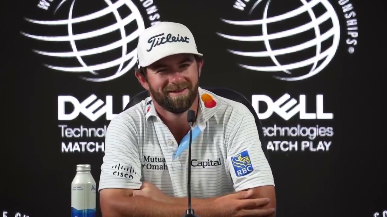 Cameron Young Flash Interview Sunday 2023 WGC Dell Technologies Match Play © PGA Tour