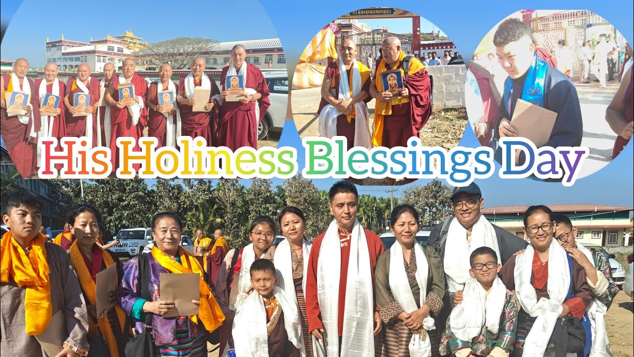 His Holiness Blessings On 12 Jan 26# Who Came From out Side Mundgod 🙏🙏🙏✌️✌️✌️