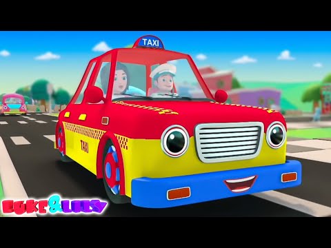 Luke and Lily - Las Ruedas del Taxi | Canción Infantil para Niños y Bebés