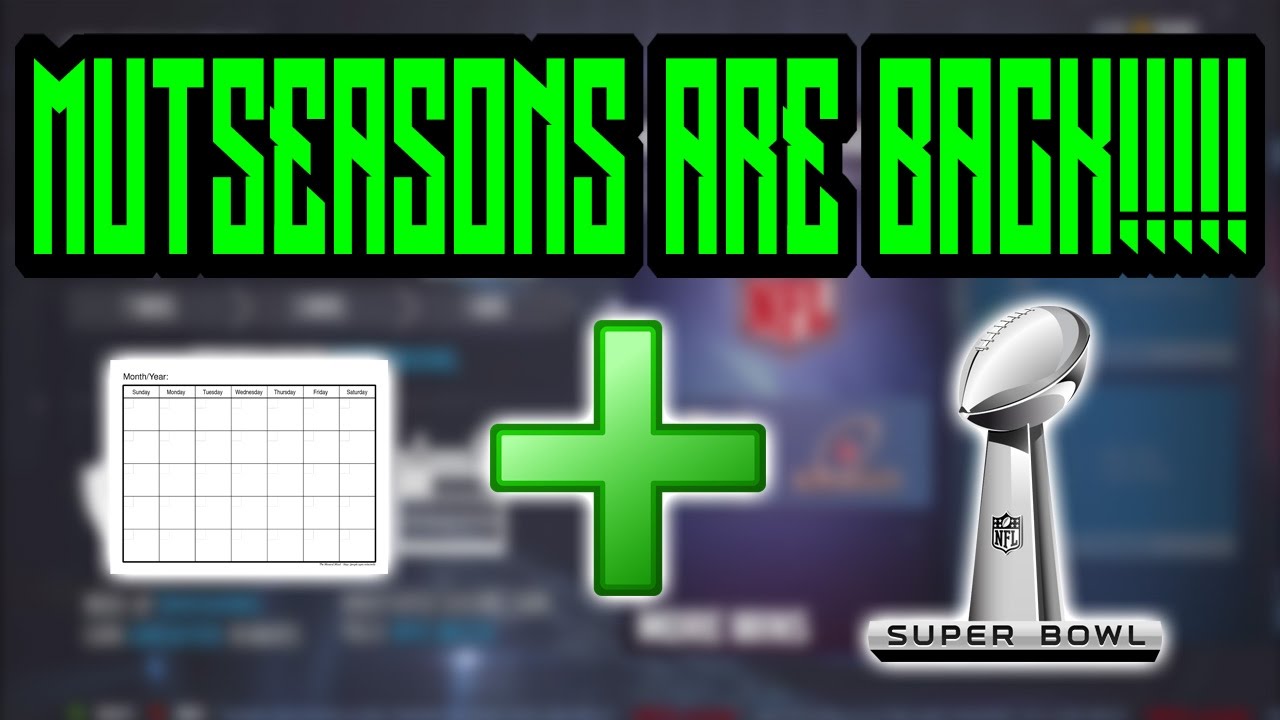MUT Seasons Are Back!!! Rewards Overview Plus Schedule Update!!!!