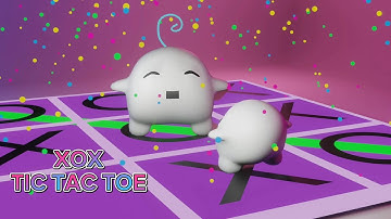 XOX Tic Tac Toe version animation #blender #3d #animation