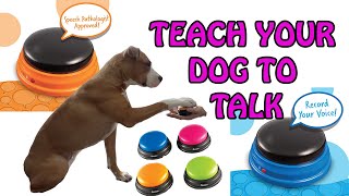 Teach Your Dog How To Speak: Communicating with talking buttons #tiktok