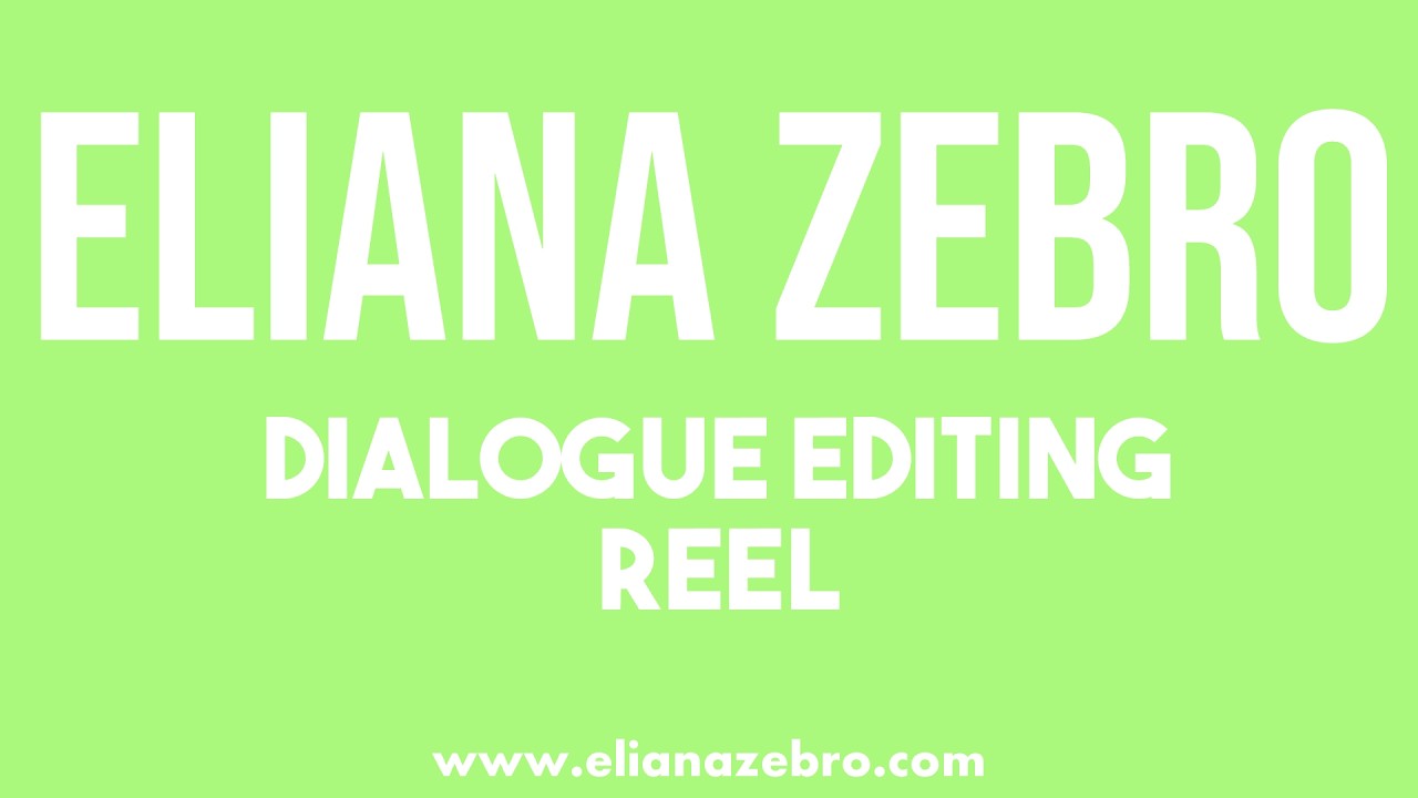 Dialogue Editing Reel