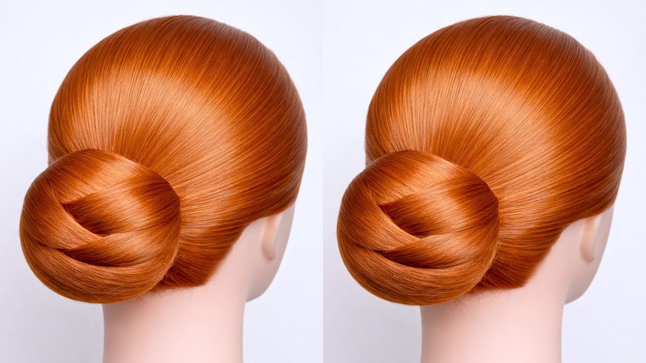 🤩Easiest Low Bun WITHOUT DONUT in 5 Minutes For Working Women | easy hairstyles | peinados facile