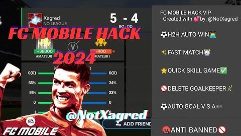 H2H HACK - FC MOBILE HACK GAME GUARDIAN SCRIPT CHEAT MOD