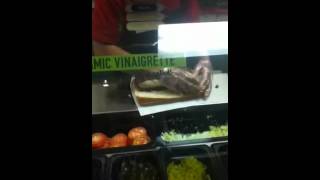 Subway - roast beef sandwich