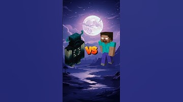 Warden VS Minecraft mobs and Entities #Minecraft #warden #herobrine #shorts