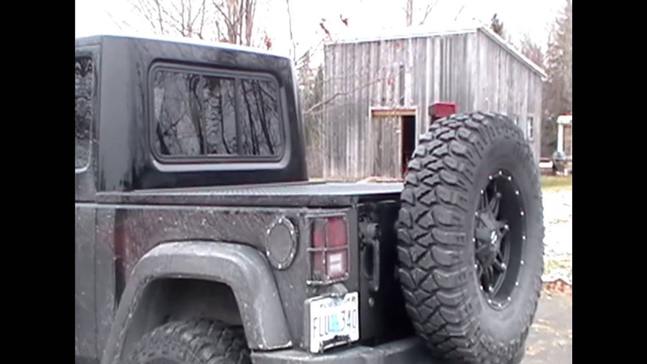 Jeep JK 8 Conversion With Remote Controlled Tonneau Cover YouTube