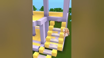 Mini World Block Art | Sky block building house timelapse, Mimi World, Animation be like @Minecraft