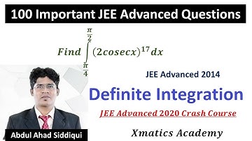 JEE Advanced 2014 Question | Definite Integration | Integrate (2cosecx)^17 dx within pi/4 to pi/2