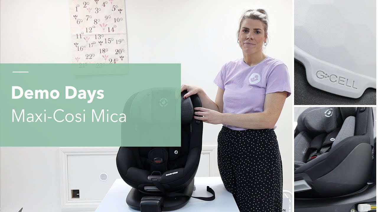 Maxi-Cosi Mica Car Seat  Natural Baby Shower Demo Day 