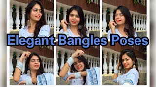 Poses In Indian Wear | Flaunting Bangles Pose | Anarkali Suit Pose | Santoshi Megharaj screenshot 4