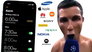 Cristiano Ronaldo SIUUU but mobile alarms Resimi