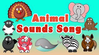 Animal Sounds Song | Nursery Rhymes | LittleKidsTV