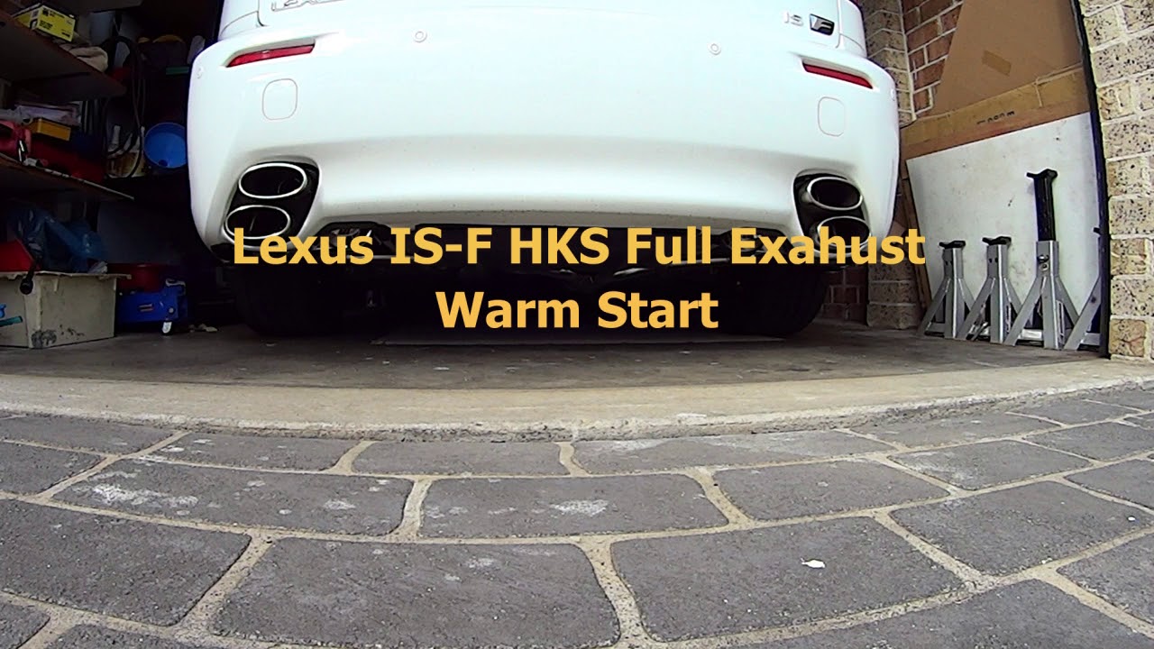 Lexus Is F Hks Full Exhaust Sound Clip By Superkoop21