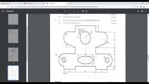 KNEC computer application ii -July 2019 Q2(AutoCAD)
