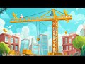 🌈 Tower Crane Serenade A Charming Kids&#39; Melody 🏗️🎵