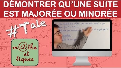 Demonstrate that a sequence is bounded above or below - Terminale