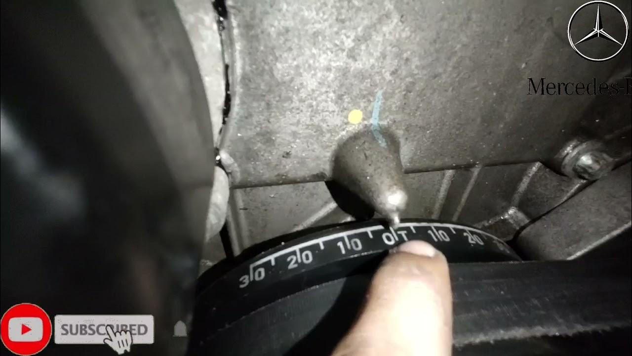 Mercedes Benz cgi c250 w204 A271 engine timing location timing marks
