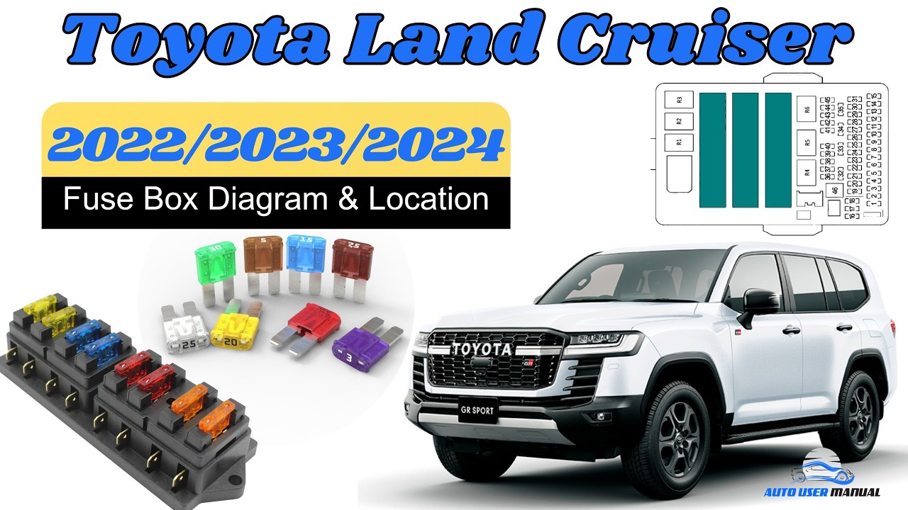 Fuse Box Location & Diagrams: Toyota Land Cruiser 2022 / 2023