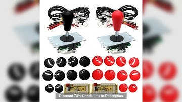 Copy SANWA Game Machine Arcade Console DIY Kit 8 Way Joystick Push Buttons For PC Raspberry Pi Zero