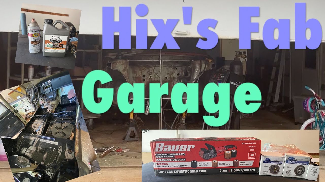 Datsun 510 Project Removing rust on floor pans with SCT and patching