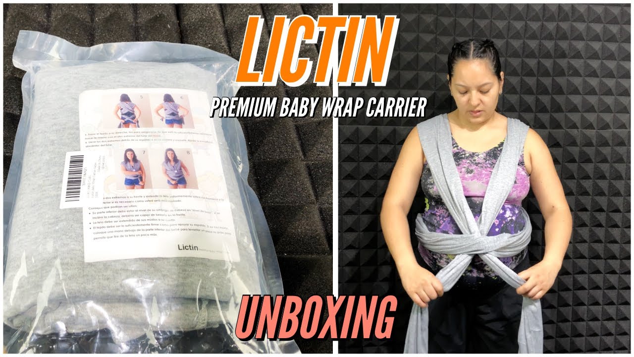 Lictin Baby Wrap Carrier UNBOXING / Baby wrap 