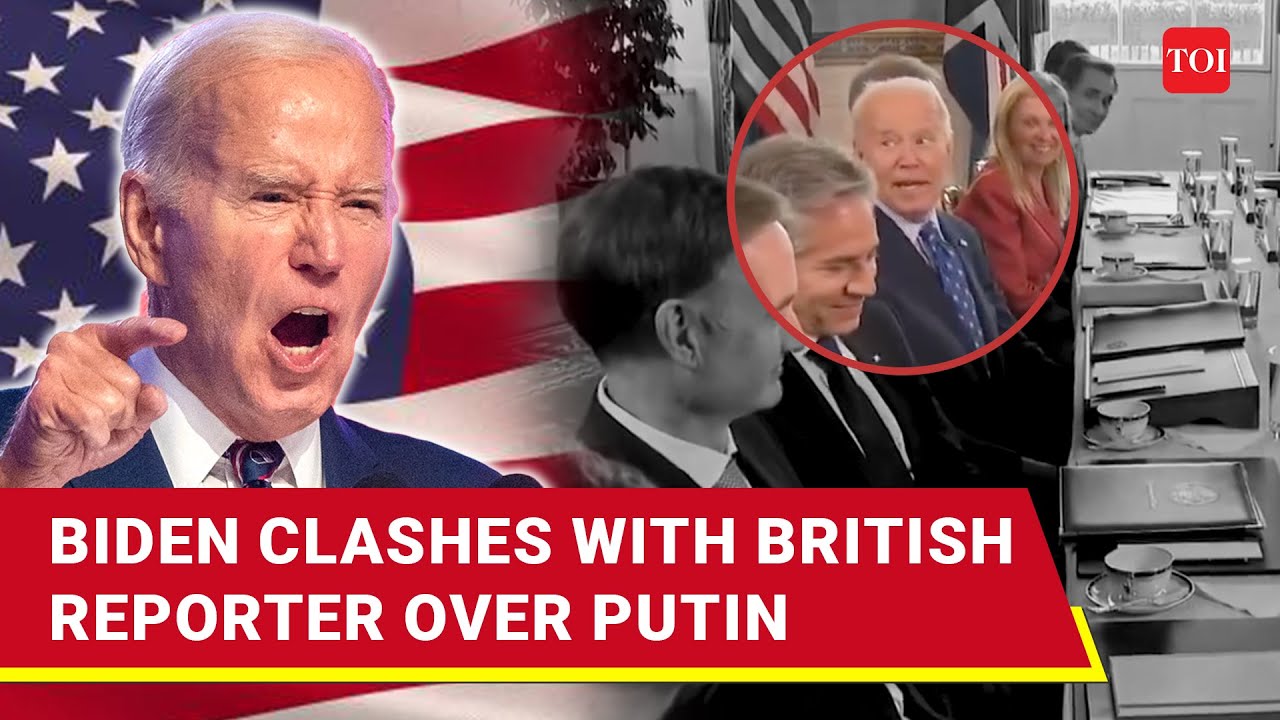British Reporter Confronts Biden On Putin's War Threat To U.S.; Angry ...